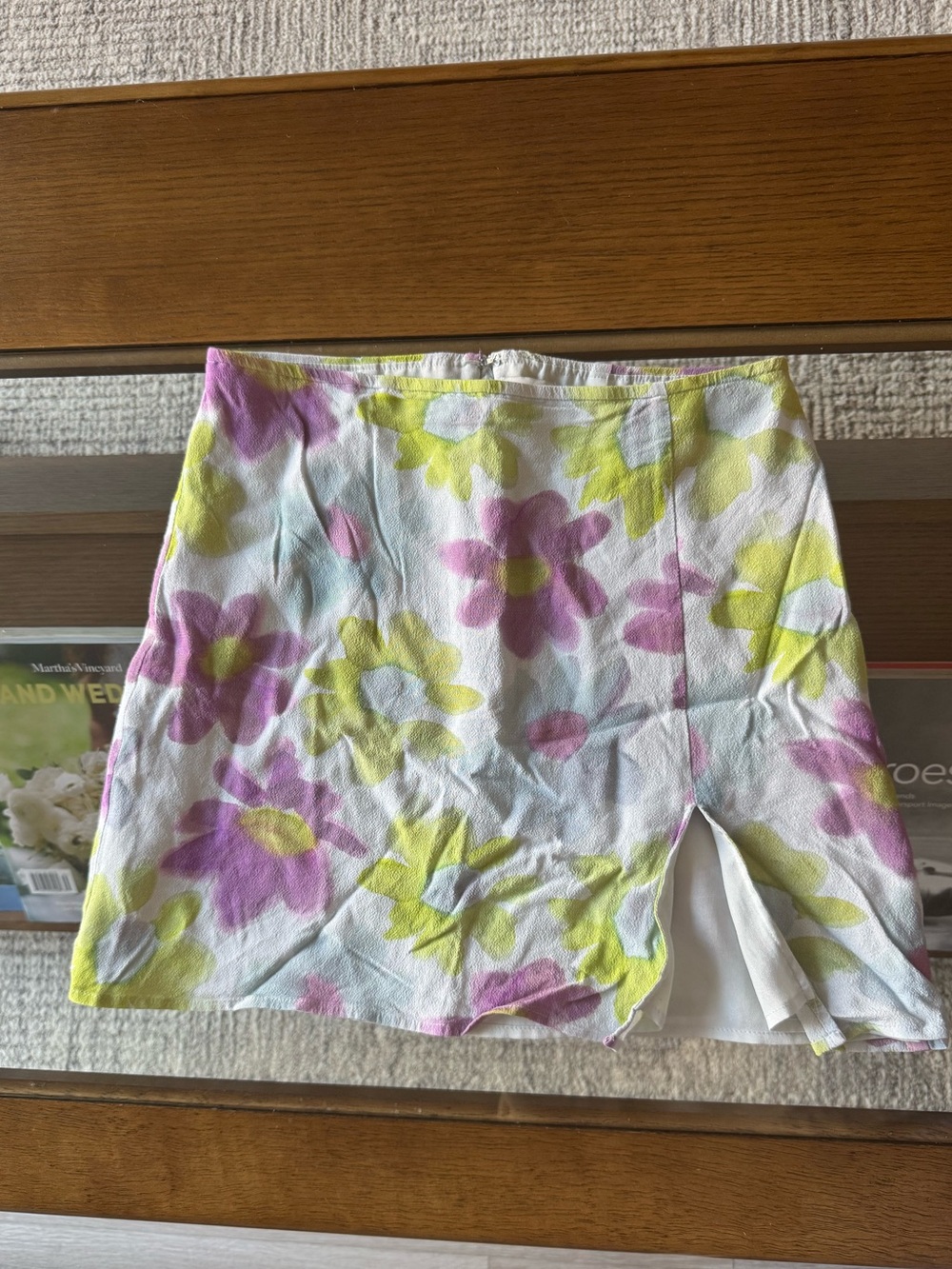 Aritzia Sunday Best Floral Mini Skirt